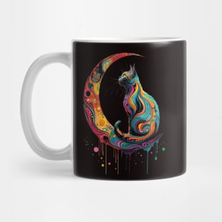 Boho Cat: Free-Spirited Feline Mug